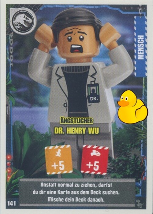 LEGO Jurassic World Serie 3 | #141 Ängstlicher Dr. Henry Wu