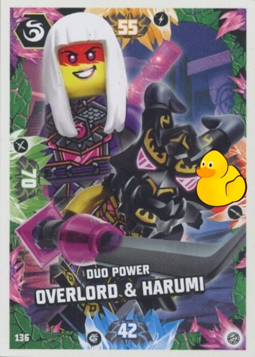 LEGO Ninjago Serie 8 | #136 Duo Power Overlord & Harumi