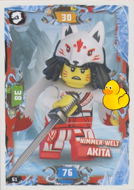 LEGO Ninjago Serie 5 | #061 Nimmer-Welt Akita 