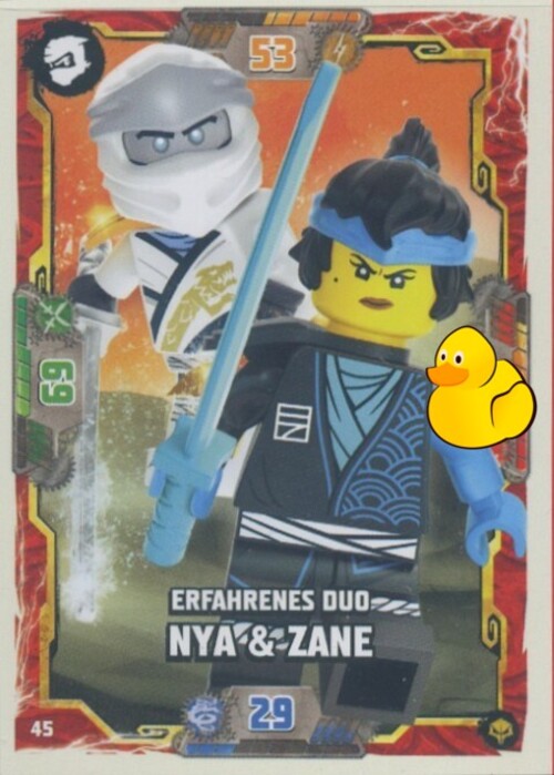 LEGO Ninjago Serie 7 Next Level | #045 Erfahrenes Duo Nya & Zane