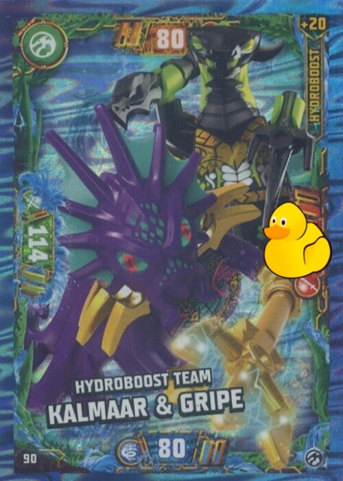 LEGO Ninjago Serie 7 | #090 Hydroboost Kalmaar & Gripe