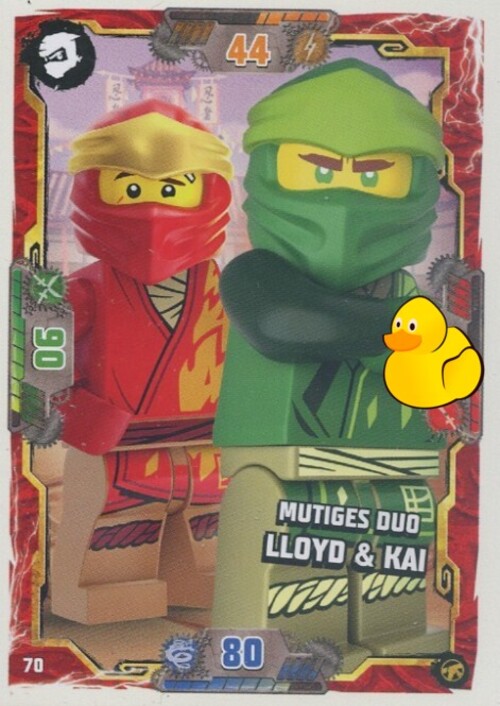 LEGO Ninjago Serie 8 Next Level | #070 Mutiges Duo Lloyd & Kai