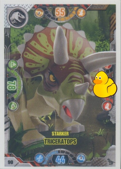 LEGO Jurassic World Serie 2 | #090 Starker Triceratops