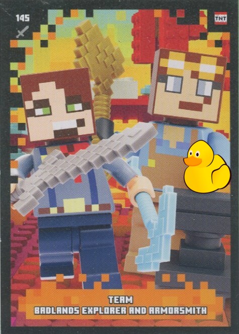 LEGO Minecraft Serie 2 | #145 Team Badlands Explorer and Armorsmith