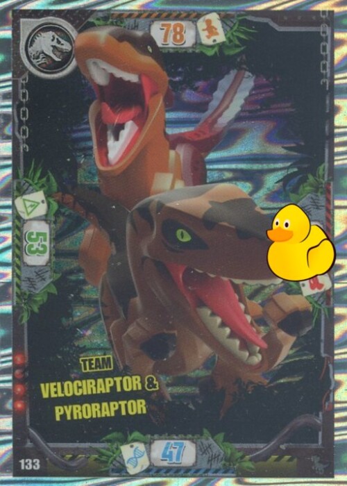 LEGO Jurassic World Serie 3 | #133 Team Velociraptor & Pyroraptor