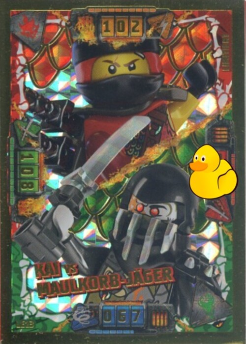 LEGO Ninjago Serie 4 | #LE013 Kai vs Maulkorb-Jäger 