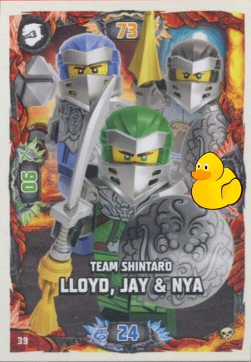 LEGO Ninjago Serie 6 | #039 Shintaro Lloyd, Jay & Nya 