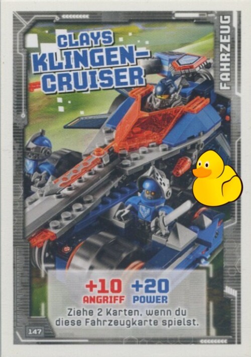 LEGO Nexo Knights Serie 1 | #147 Clays Klingencruiser
