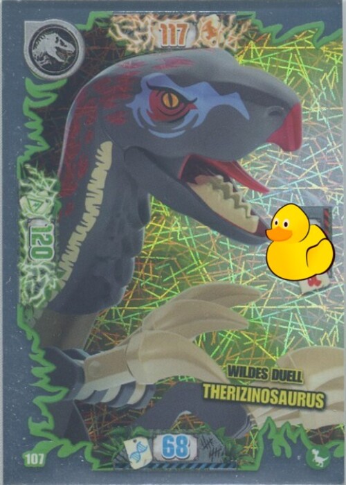 LEGO Jurassic World Serie 3 | #107 Wildes Duell Therizinosaurus