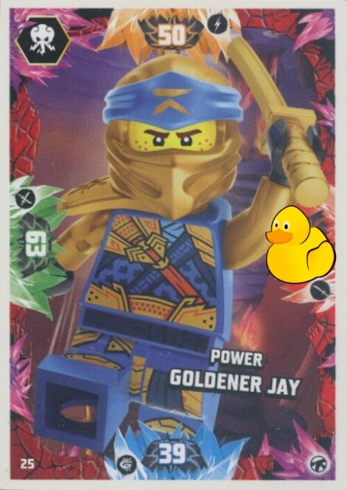 LEGO Ninjago Serie 8 Next Level | #025 Power Goldener Jay