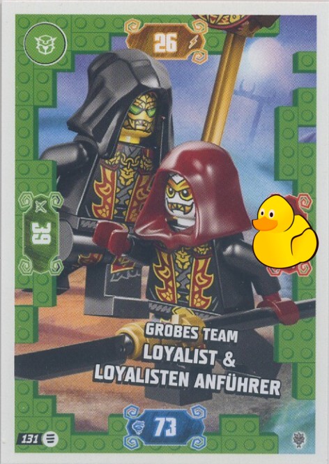 LEGO Ninjago Serie 11 | #131 Grobes Team Loyalist & Loyalisten Anführer