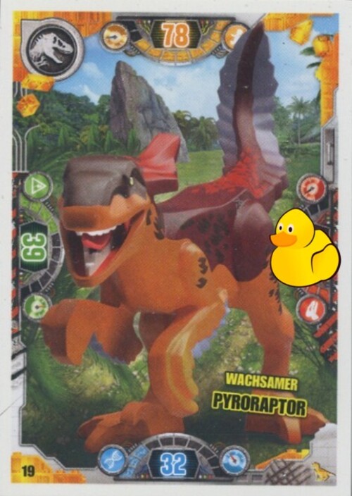 LEGO Jurassic World Serie 2 | #019 Wachsamer Pyroraptor