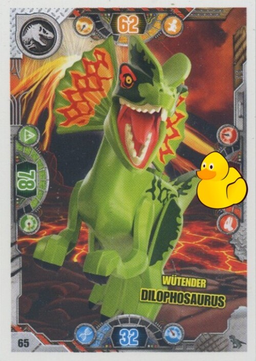 LEGO Jurassic World Serie 2 | #065 Wütender Dilophosaurus