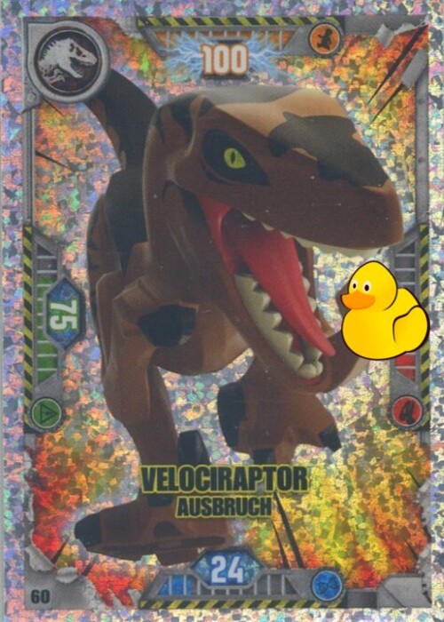LEGO Jurassic World Serie 1 | #060 Velociraptor Ausbruch