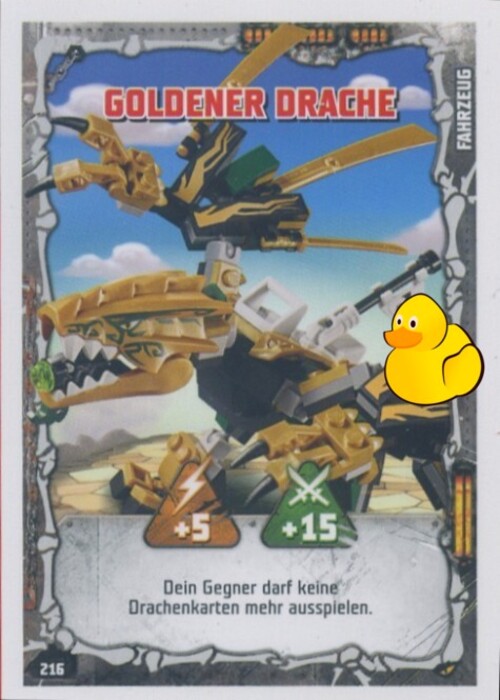 LEGO Ninjago Serie 4 | #216 Goldener Drache 