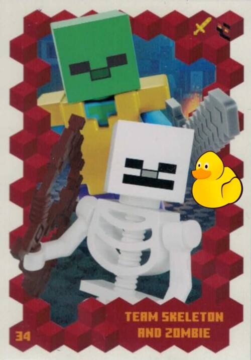 LEGO Minecraft Serie 3 | #034 Team Skeleton and Zombie