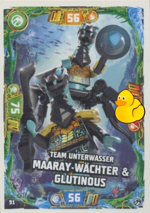 LEGO Ninjago Serie 7 | #091 Team Glutinous & Wächter