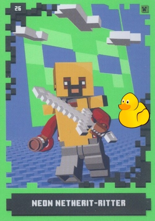 LEGO Minecraft Serie 1 | #026 Neon Netherit-Ritter