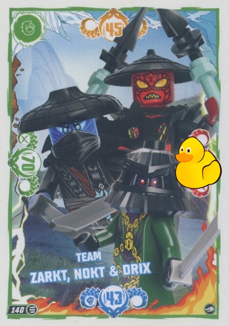 LEGO Ninjago Serie 10 | #140 Team Zarkt, Nokt & Drix