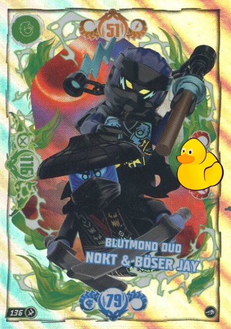 LEGO Ninjago Serie 10 | #136 Blutmond Duo Nokt & Böser Jay