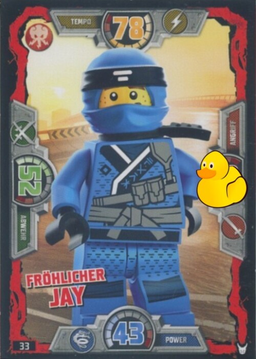 LEGO Ninjago Serie 3 | #033 Fröhlicher Jay 