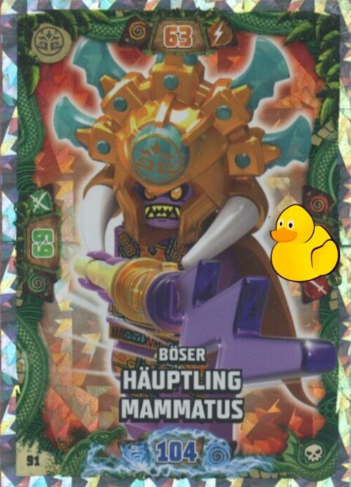 LEGO Ninjago Serie 6 | #091 Böser Häupt. Mammatus