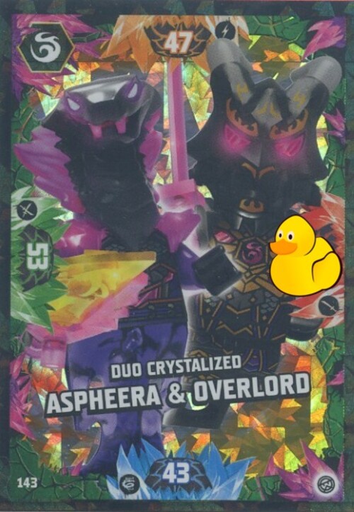 LEGO Ninjago Serie 8 | #143 Duo Crystalized Aspheera & Overlord