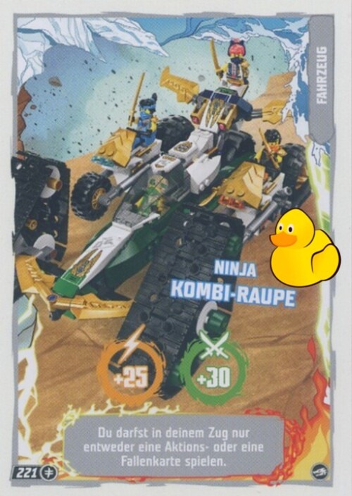 LEGO Ninjago Serie 10 | #221 Ninja Kombi-Raupe
