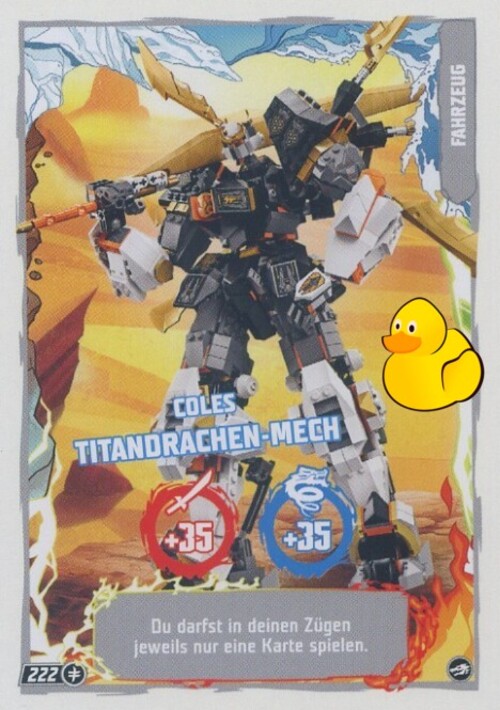 LEGO Ninjago Serie 10 | #222 Coles Titandrachen-Mech