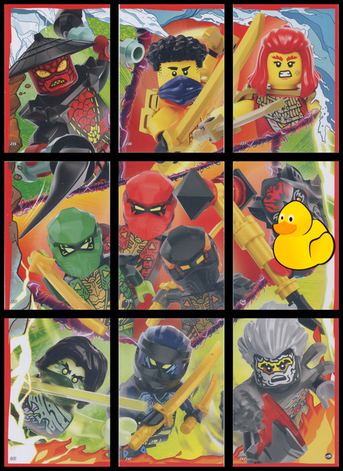LEGO Ninjago Serie 10 Puzzle-Paket #2 (235 - 243)