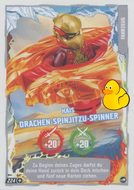 LEGO Ninjago Serie 10 | #224 Kais Drachen-Spinjitzu-Spinner