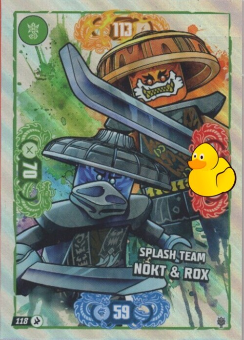 LEGO Ninjago Serie 11 | #118 Splash Team Nokt & Rox