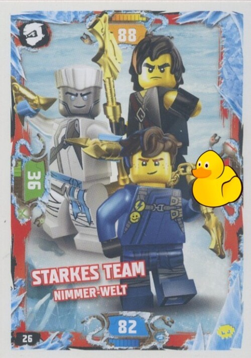 LEGO Ninjago Serie 5 Next Level | #026 Starkes Team Nimmer-Welt 