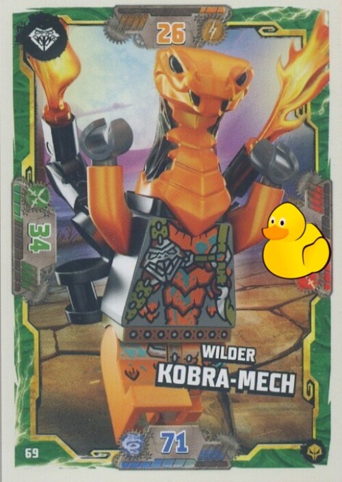 LEGO Ninjago Serie 7 Next Level | #069 Wilder Kobra-Mech