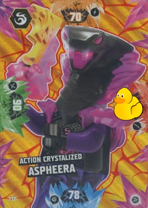 LEGO Ninjago Serie 8 | #110 Action Crystalized Aspheera