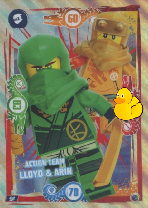 LEGO Ninjago Serie 9 | #058 Action Team Lloyd & Arin