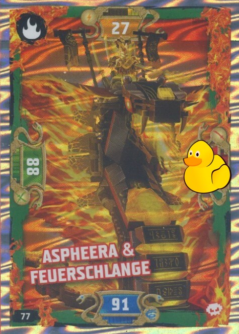 LEGO Ninjago Serie 5 | #077 Aspheera & Feuerschlange