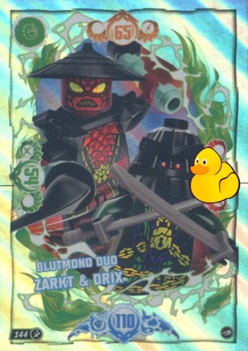 LEGO Ninjago Serie 10 | #144 Blutmond Duo Zarkt & Drix