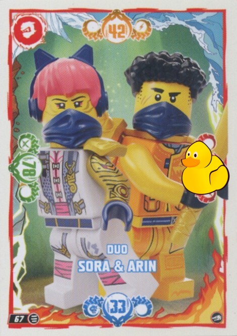 LEGO Ninjago Serie 10 | #067 Duo Sora & Arin