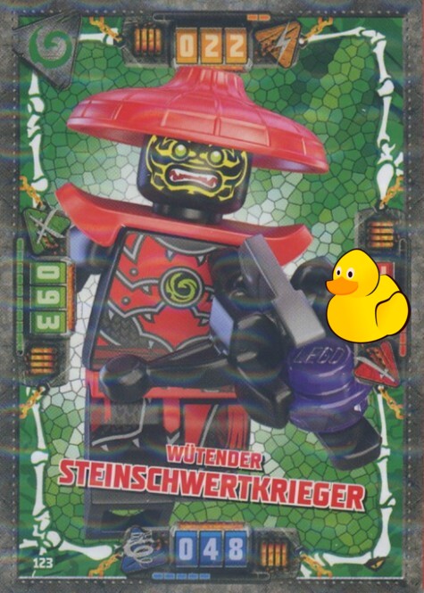 LEGO Ninjago Serie 4 | #123 Wütender Steinschwertkrieger