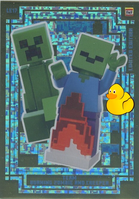 LEGO Minecraft Serie 2 | #LE017 Team Burning Zombie and Creeper