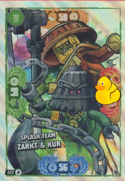 LEGO Ninjago Serie 11 | #121 Splash Team Zarkt & Kur
