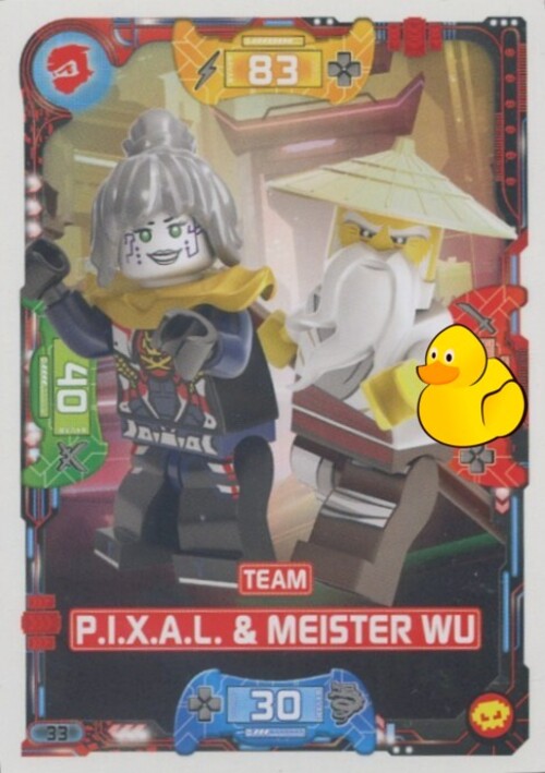 LEGO Ninjago Serie 5 Next Level | #033 Team P.I.X.A.L. & Meister Wu 
