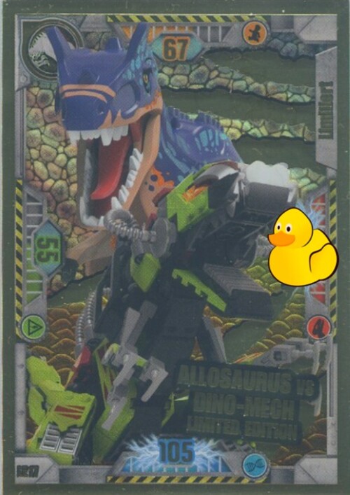 LEGO Jurassic World Serie 1 | #LE17 Allosaurus vs Dino-Mech