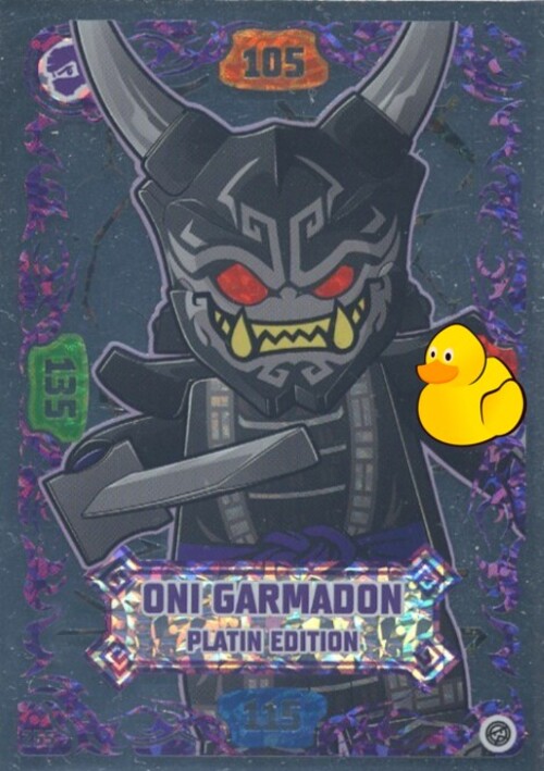 LEGO Ninjago Serie 8 | #255 Oni Garmadon Platin Edition