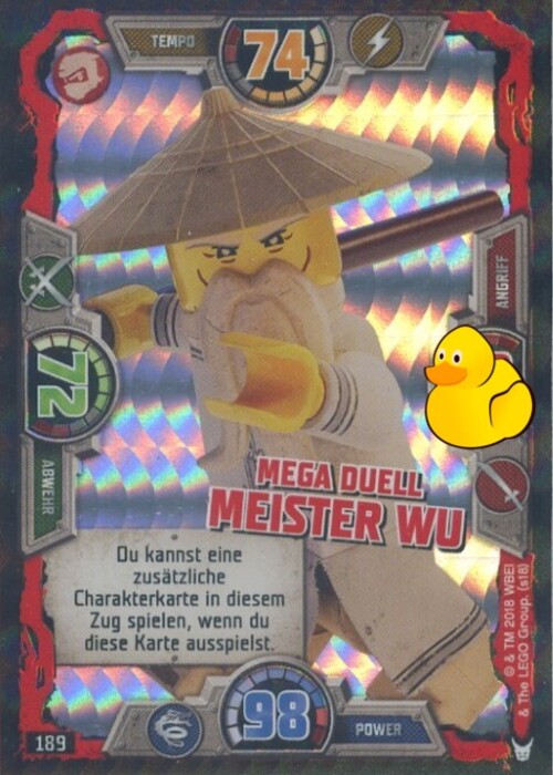 LEGO Ninjago Serie 3 | #189 Mega Duell Meister Wu